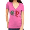 Tultex 214 - Ladies' Slim Fit Fine Jersey V-Neck Thumbnail