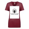 Next Level Apparel 1540 - Ladies' Ideal V-Neck Thumbnail