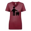 Next Level Apparel 1540 - Ladies' Ideal V-Neck Thumbnail