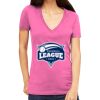 Tultex 214 - Ladies' Slim Fit Fine Jersey V-Neck Thumbnail