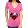 Tultex 214 - Ladies' Slim Fit Fine Jersey V-Neck Thumbnail