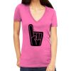 Tultex 214 - Ladies' Slim Fit Fine Jersey V-Neck Thumbnail