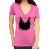 Tultex 214 - Ladies' Slim Fit Fine Jersey V-Neck Thumbnail