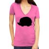 Tultex 214 - Ladies' Slim Fit Fine Jersey V-Neck Thumbnail