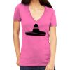 Tultex 214 - Ladies' Slim Fit Fine Jersey V-Neck Thumbnail