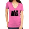 Tultex 214 - Ladies' Slim Fit Fine Jersey V-Neck Thumbnail