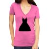 Tultex 214 - Ladies' Slim Fit Fine Jersey V-Neck Thumbnail
