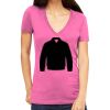 Tultex 214 - Ladies' Slim Fit Fine Jersey V-Neck Thumbnail