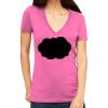 Tultex 214 - Ladies' Slim Fit Fine Jersey V-Neck Thumbnail